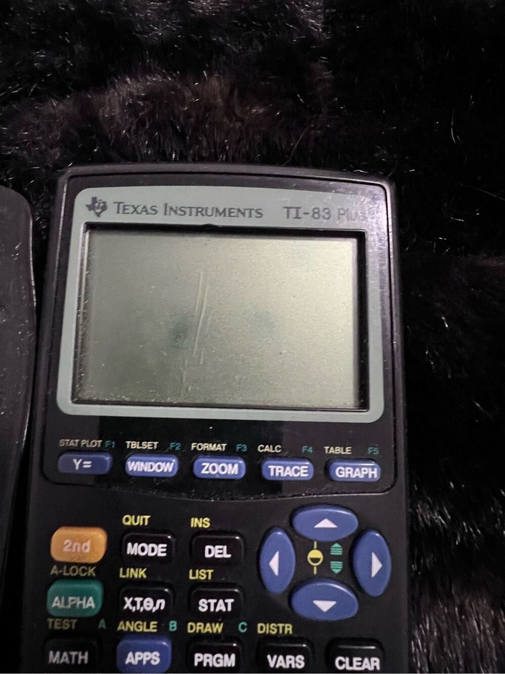 Texas Instruments T1-83 Plus Graphing Calculator - Black W/ Cover Tested Working - Picture 2 of 5